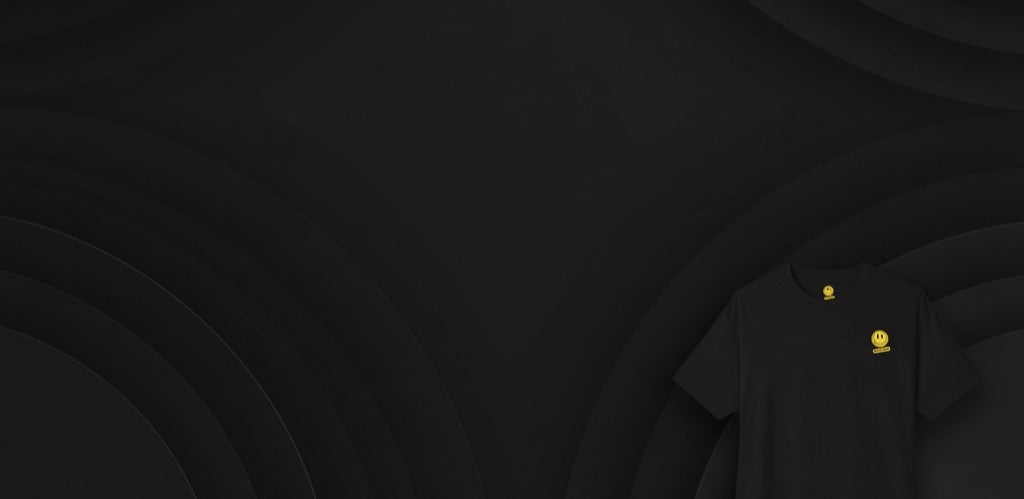 Oversized Tee Black by [Brand] in sleek black with yellow logo