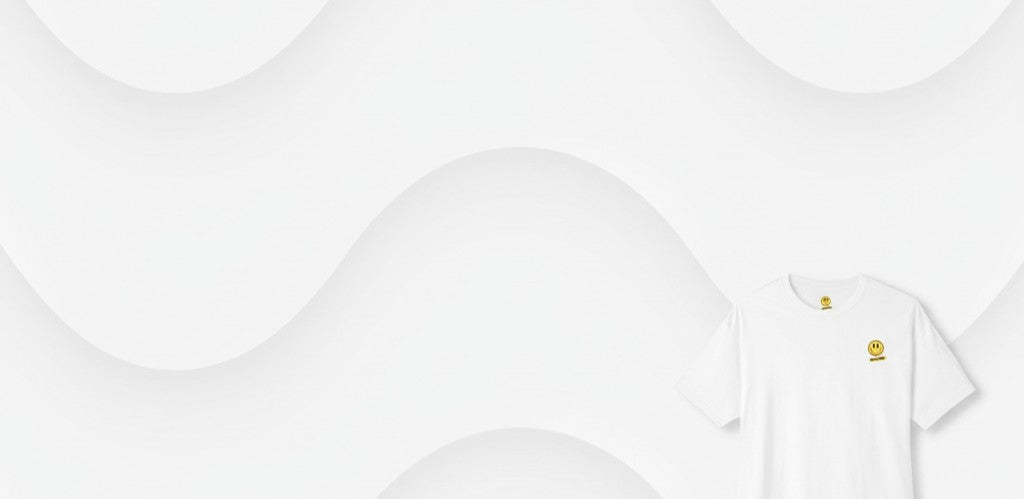 Oversized Tee White with logo on front, perfect for casual wear