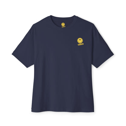 "Caipirinha" First, Your Number Next - Oversized Tee Navy with smiley logo
